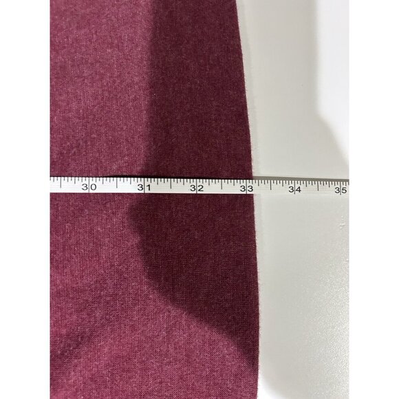 Eddie Bauer Womens Size M Camp Fleece Wrap Sweater Cardigan Ruby Red Gorpcore - Picture 7 of 7